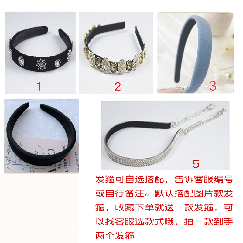 真人发丝半头套发箍一体式长卷发假发女式长假发玉米烫自然水波纹