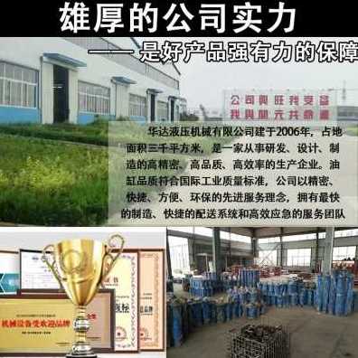 好货新款厂销缸双电液压缸向一l升降小型40吨重型单缸手动轻型油