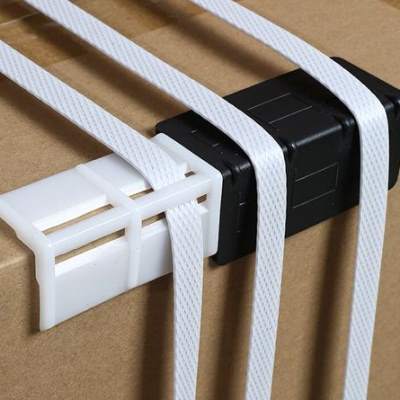 新品L型打包护角塑料护角塑钢带塑料护角纸箱打包护角包装包角品