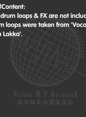 S152 Vocals With Lokka 2(Function Loops)采样音乐制作音源编曲