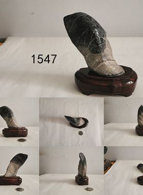 灵璧石桌面摆件奇石天然中式现代把玩小巧案头灵璧石摆件彩石1547