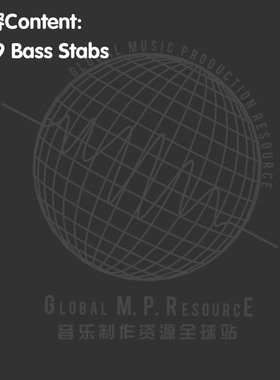 S034 Bass Stabs Volume 1 (Dharma) KSHMR采样音乐制作音源编曲