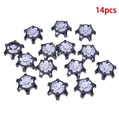 14pcs Golf shoes soft Spikes Pins 1/4 Turn Fast Twist Shoe