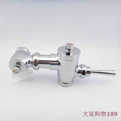 脚踏式脚踩式冲水阀卧式蹲便冲水阀大便冲洗阀手按式厕所延时阀