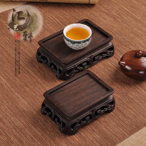 极速实木整木古龙镂空雕刻印章摆件原石玉器礼品玉玺盆景香炉茶壶