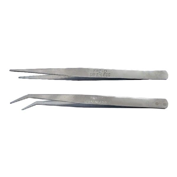 5pcs/set High Hardness Tweezers Industrial Compact