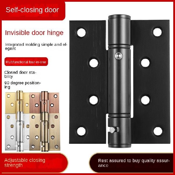 Invisible Door Self-Closing Hinge Door Closer Self-Rebound