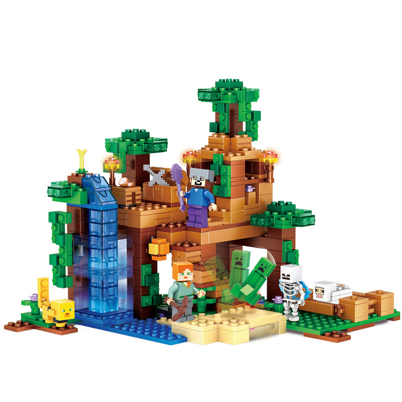 compatible my world building blocks boys puzzle assemb