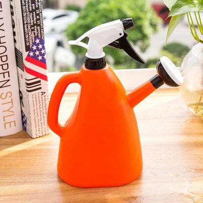 2 in 1 Plastic Watering Can Indoor Garden Plants Pressure Sp