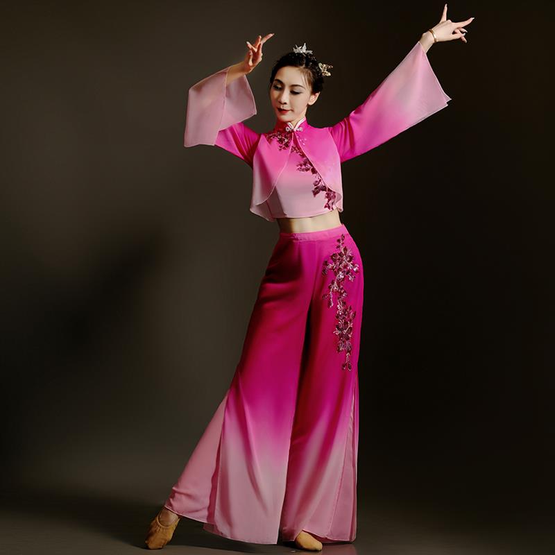 好货古典舞演出服女飘逸2025新款中国风艺考秧歌舞蹈服装民族套装