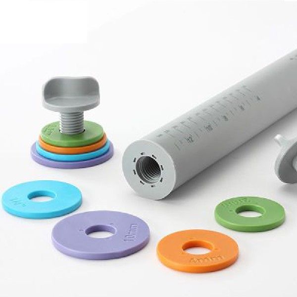 Adjustable Rolling Pin Thickness Flour Rolling Pin Cooking