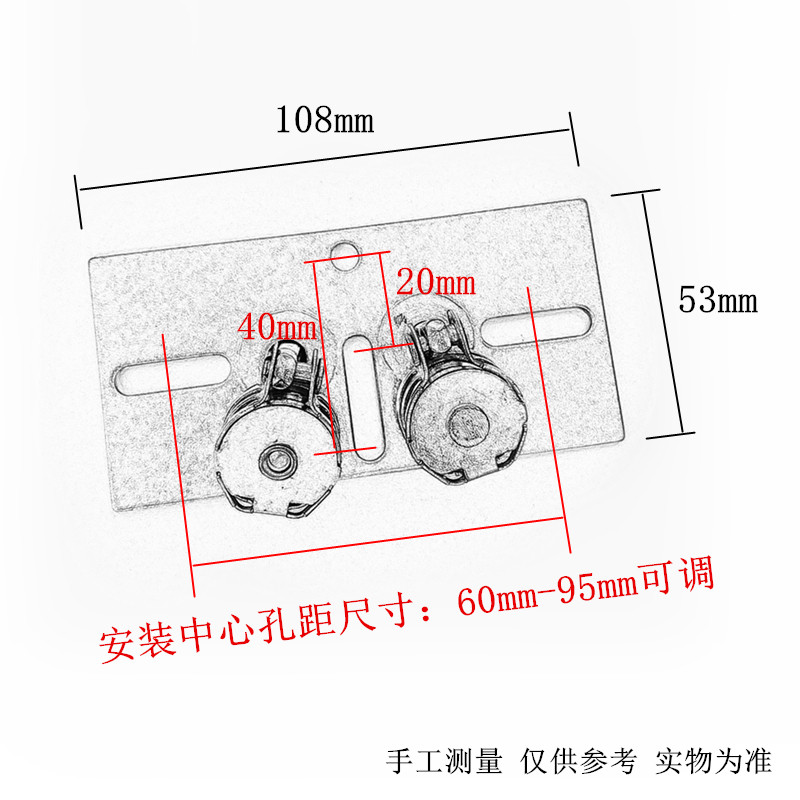 多款式升降手搖晾衣架双杆转向轮晒衣架单万向轮转角器滑轮定向轮