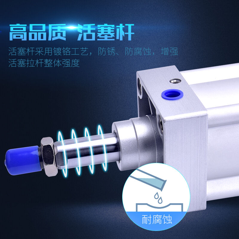 亚德客型标准气缸SI-25X50X75X100X125X150X175X200X250X300-SSI3