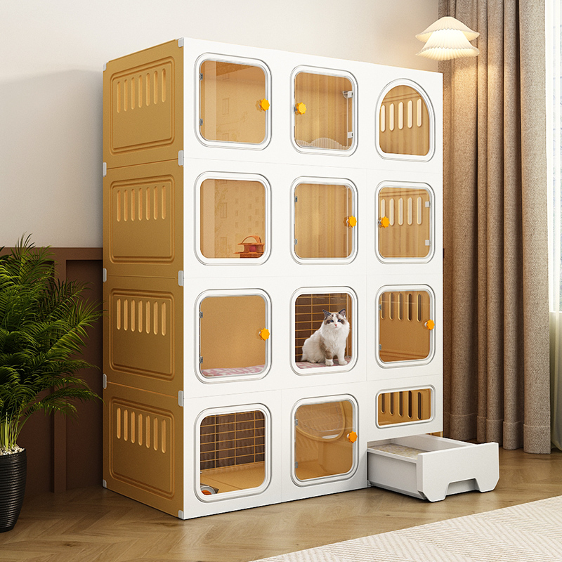 猫柜家用室内猫笼子n超大自由空间猫别墅猫砂盆厕所一体猫舍宠物