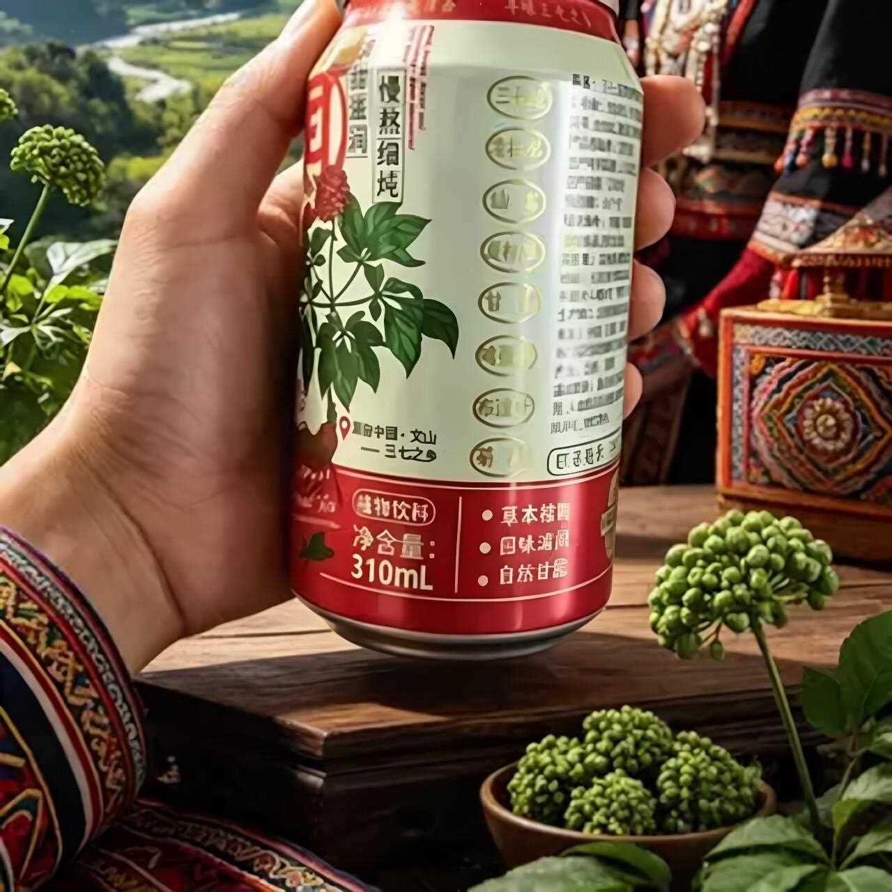 新疆包邮云南特产文山特色三七花凉茶饮料饮品清凉解热解燥好喝滋