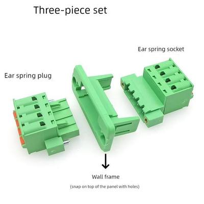 Jm2Edgwc-5.08Mm壁挂式端子座，面板框架无螺丝弹簧型Edgkdpm