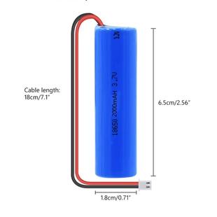 水抽水机储能锂电池3.7V1200MAH工厂定制 18650电池抽水器家用桶装