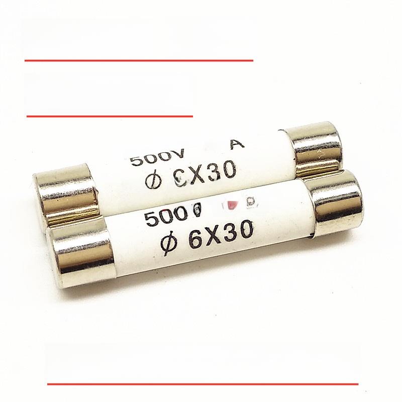 6*30mm陶瓷保险丝管500V 0.5A1A2A3A4A5A6A10A13A15A16A20A25A30A