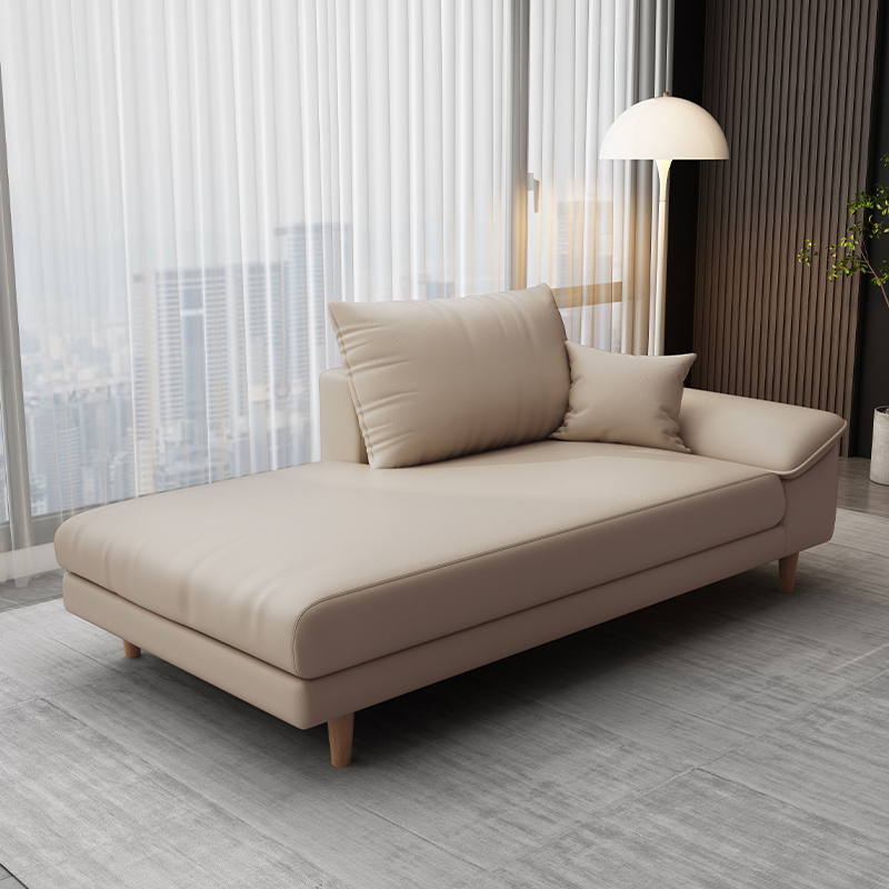 北欧简约免洗耐磨猫抓皮贵妃沙发