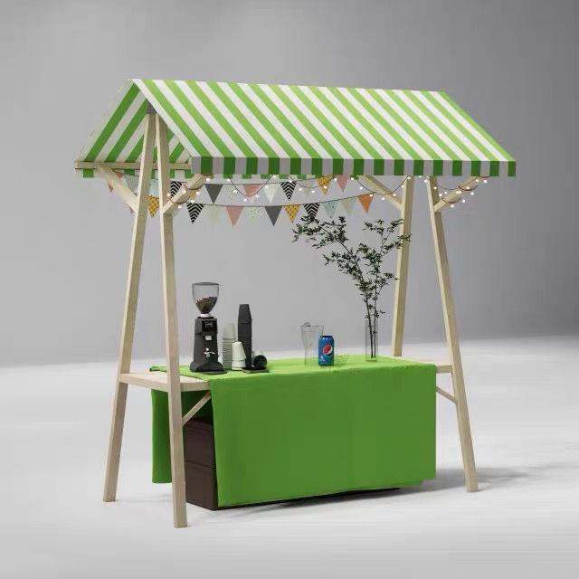 幼儿园夜市可折叠木质摊位户外摆摊活动展示架促销移动集市架子