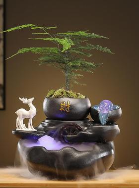 八方来财风水轮流水喷泉摆件循环水办公桌装饰客厅桌面招财风水球