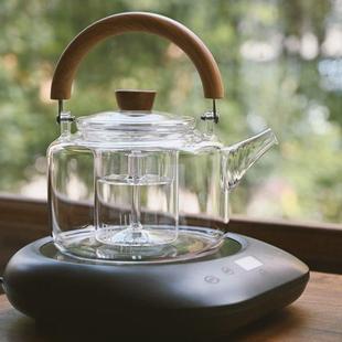 泡茶壶家用煮茶壶中式 东游记耐高温玻璃茶壶加厚煮茶器日式 蒸茶壶