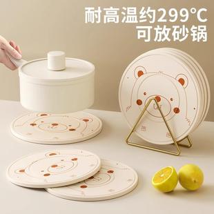 硅胶隔热垫家用耐高温隔热餐桌垫防滑杯垫厨房水杯沥水垫防烫餐垫