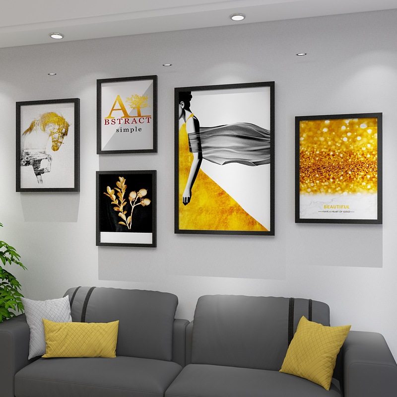 沙发背景墙实木相框组合卧室创意照片墙墙上画框挂墙简约相片墙大,家居饰品,照片墙,淘宝优惠券,粉丝福利购,淘宝优惠卷