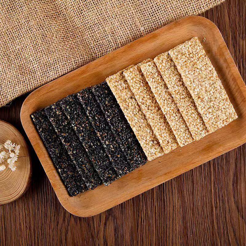 手工黑芝麻片蒲片芝麻糕正宗花生酥糖怀旧特产木糖醇食品