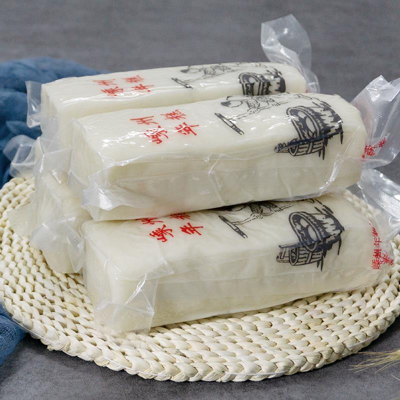 嵊州新昌年糕条辣炒年糕丝麻糍浙江特产宁波手工水磨年糕鸡柳年糕