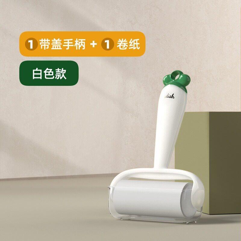 滚刷可撕式粘尘纸除毛器沾毛器滚筒粘毛刷粘毛滚去浮毛去毛球