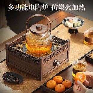 加厚玻璃办公室 煮茶壶煮茶器家用泡茶电陶炉煮茶炉耐高温烧水新款