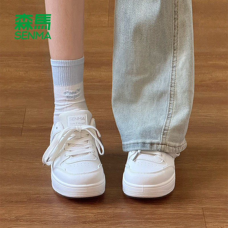 森马女鞋小白鞋女秋季2025新款