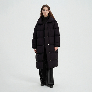 秋冬保暖 立领羽绒服女 Petit Bari简约软糯超轻泡芙长款