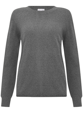 Petit Bari圆领绵羊毛针织衫女 保暖又亲肤 可单穿可叠搭