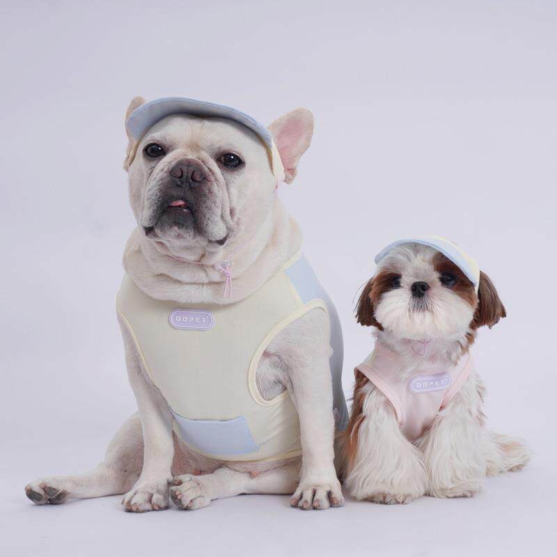 狗狗衣服宠物夏季法斗雪纳瑞比熊西施小型犬猫咪冰丝凉感降温背心