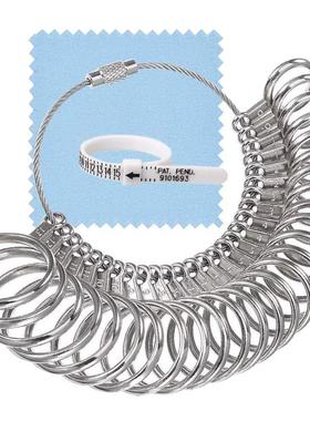 0-13美码戒指尺寸大小筛选工具 A-Z英度圈 指围测量 Ring sizer