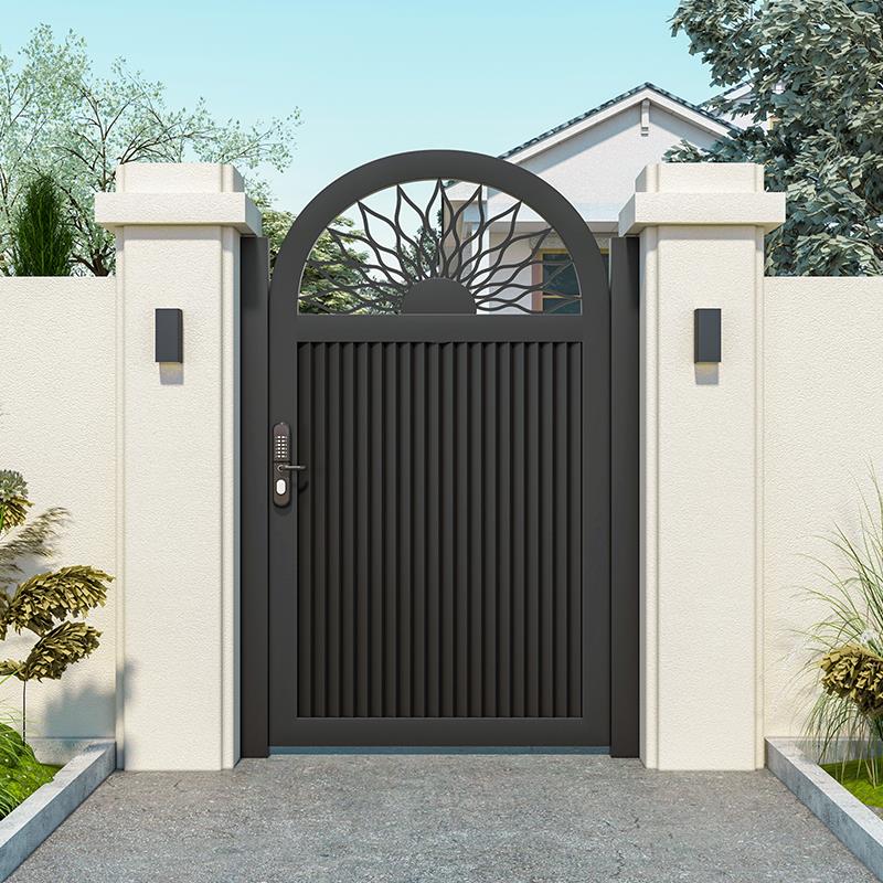 铝合金庭院别墅大门户外花园入户门不锈钢乡村自建房社区院子大门