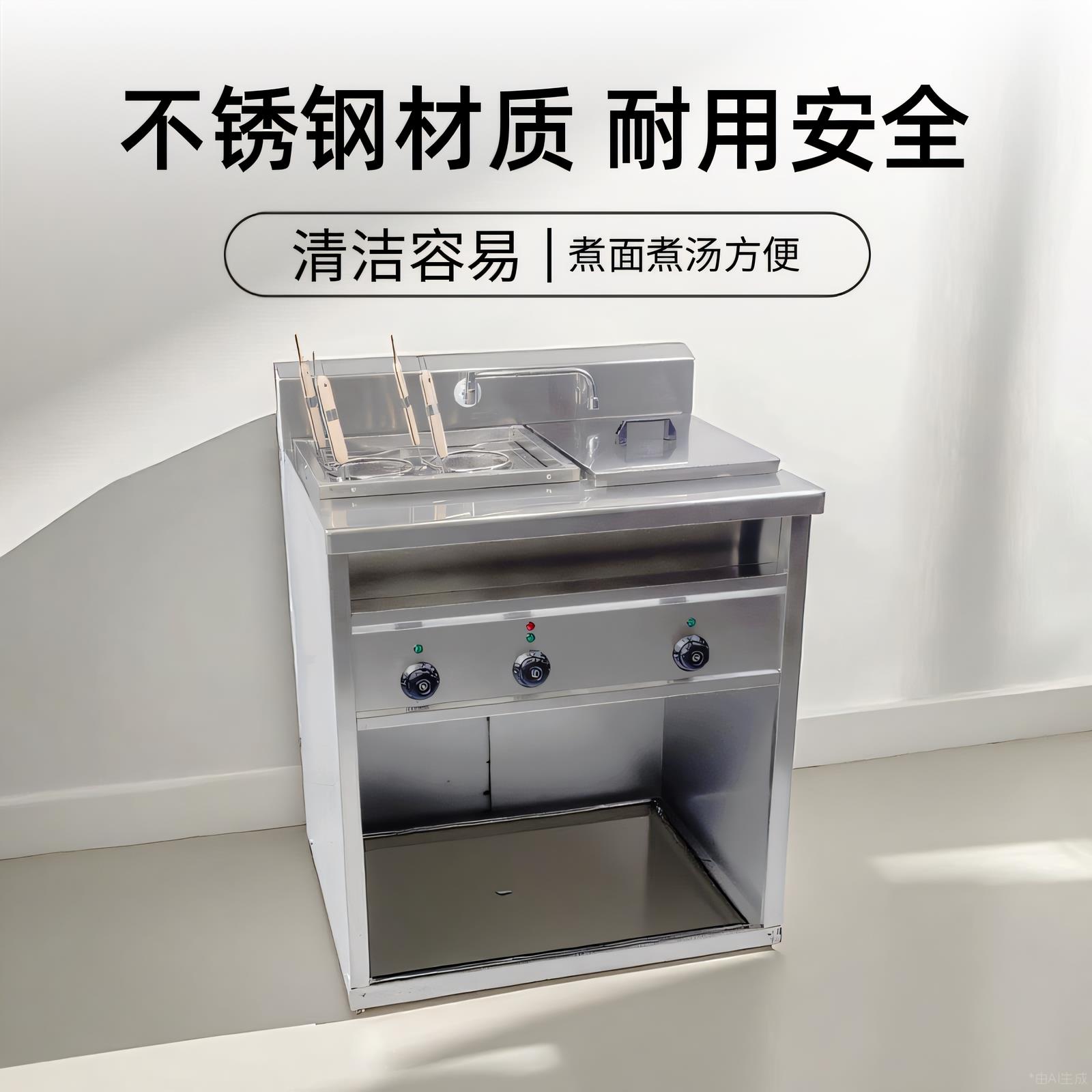 赛煌西厨电热煮面炉商用电煮锅豪华立式汤粉冒菜麻辣串串香烫面机