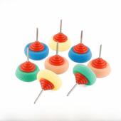 Spta细节抛光海绵1英寸细节抛光盘与手柄和支持小区域画痕手电钻