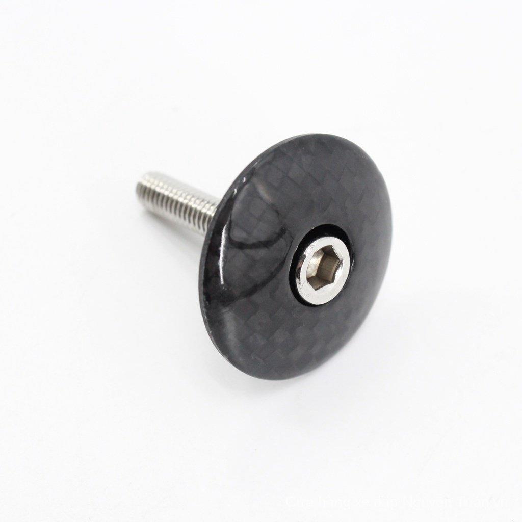 超轻10g碳纤维碗组盖28.6mm配螺丝3K亮光哑光自行车把立盖太阳盖