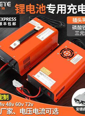 锂电池充电器大功率12v24v48v30A50A100A三元磷酸铁锂充电器专用