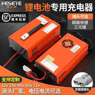 锂电池充电器大功率12v24v48v30A50A100A三元磷酸铁锂充电器专用