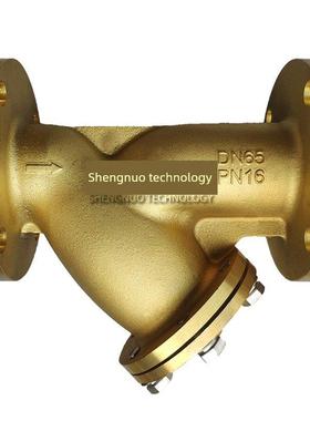 GL41W-16T铜法兰Y型过滤器DN32 40 50 65 80 100 125 150 200