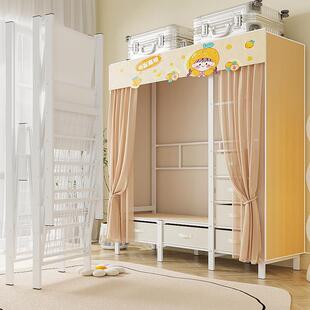 简易衣柜出租房用布衣柜家用卧室加粗框架衣柜钢结构衣柜收纳柜子