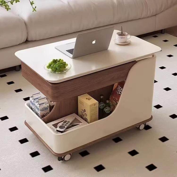 可升降岩板桌面边几客厅沙发边柜可移动推车多功能可移动升降茶几,住宅家具,移动边几/推车,淘宝优惠券,粉丝福利购,淘宝优惠卷