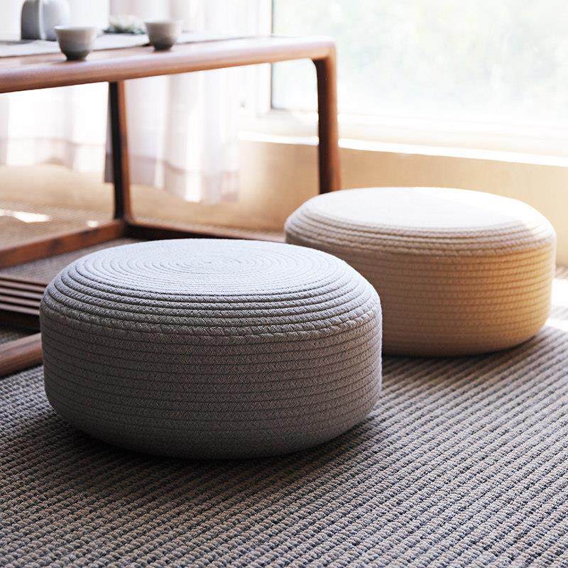 蒲团坐垫榻榻米打坐禅修垫子地板地上飘窗阳台坐墩墩子棉线 线绳