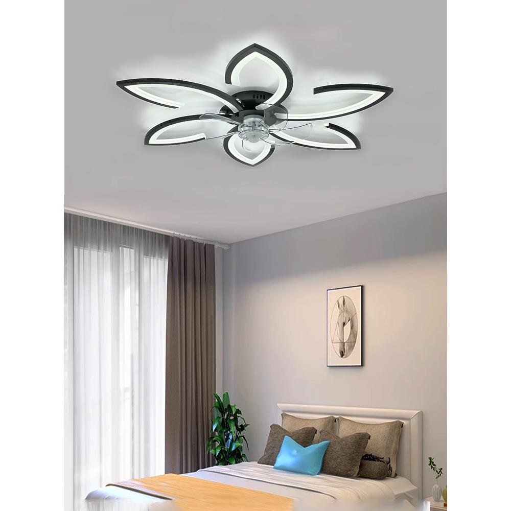 吸顶风扇灯客厅轻奢餐厅灯2024新款家用卧室吊扇灯具北欧中山厂家