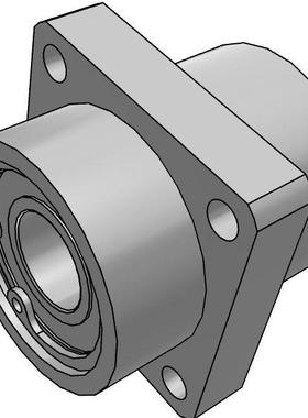 嵌入型轴承座组件带扣环双轴承中法兰导向型轴承座BFU BGSZ BGCZ