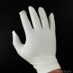 白手套开车防晒珠宝表演礼仪氨纶高弹弹力大号大码 男士 手型兴宇秀